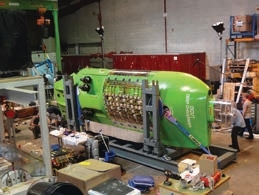 Le DEEPSEA CHALLENGER en construction
