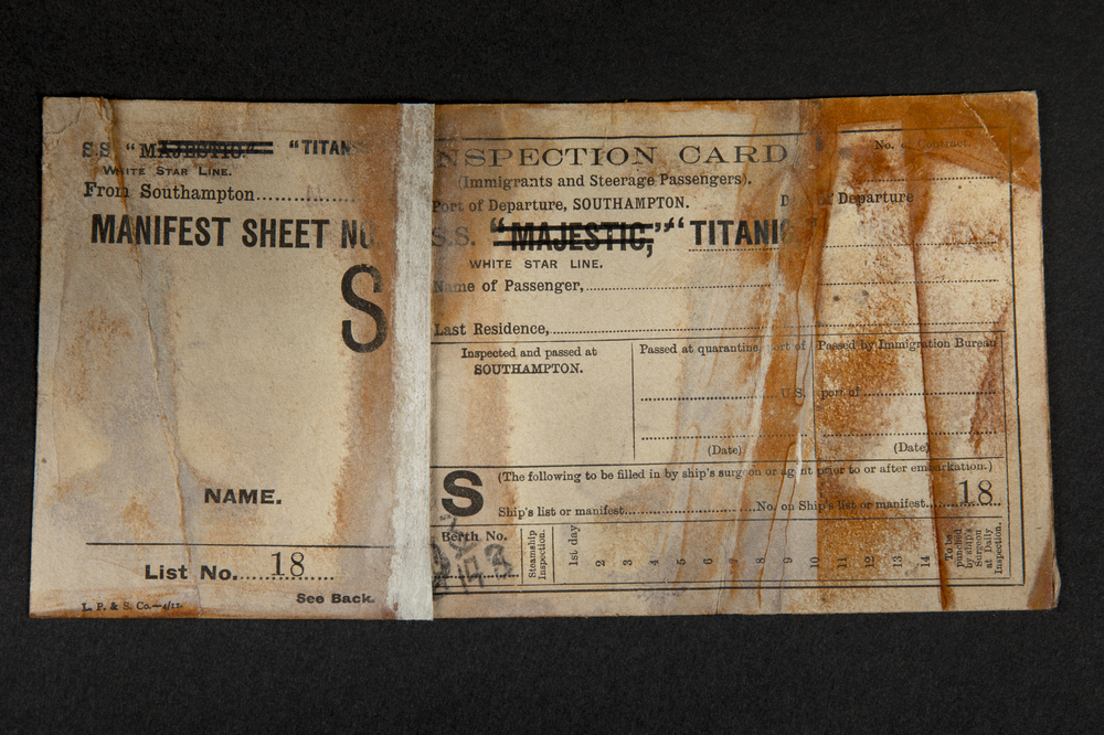 La Cité de la Mer Titanic 2025 2027_Marian MEANWELL_Carte d’inspection sanitaire ©Handiprint
