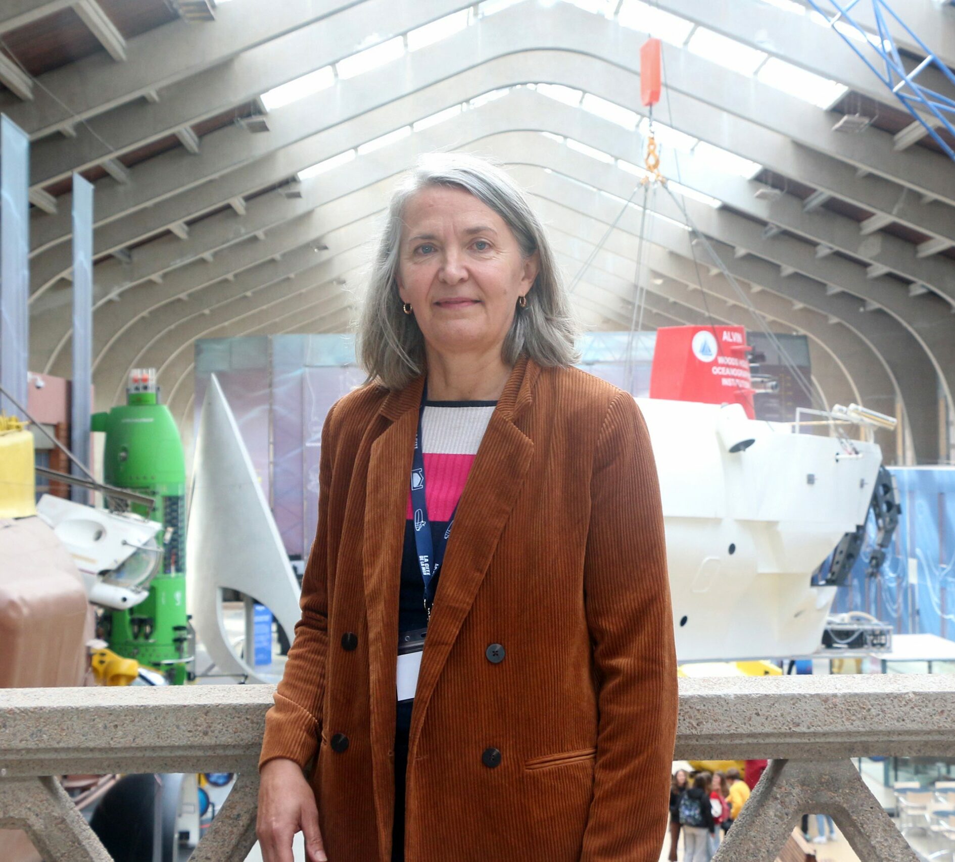 Laurence HEGRON-MACE © La Cité de la Mer, Julie HENRY POUTREL