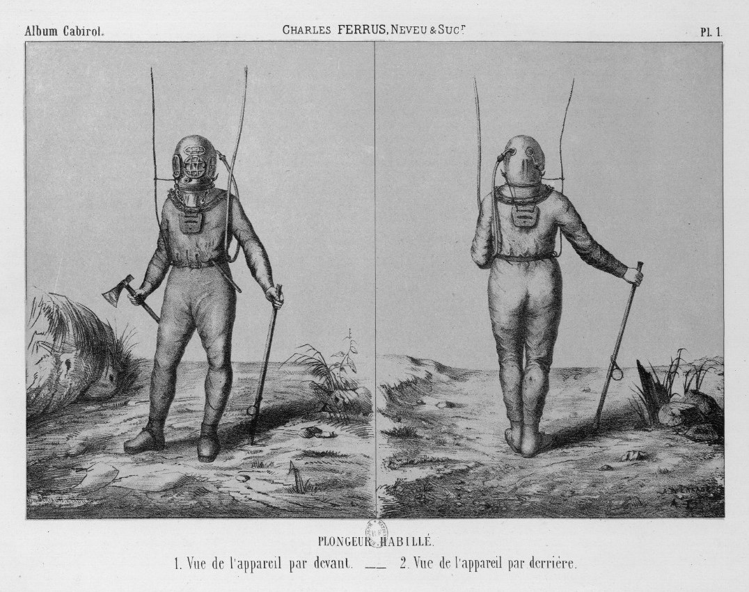 Scaphandre Cabirol © Gallica