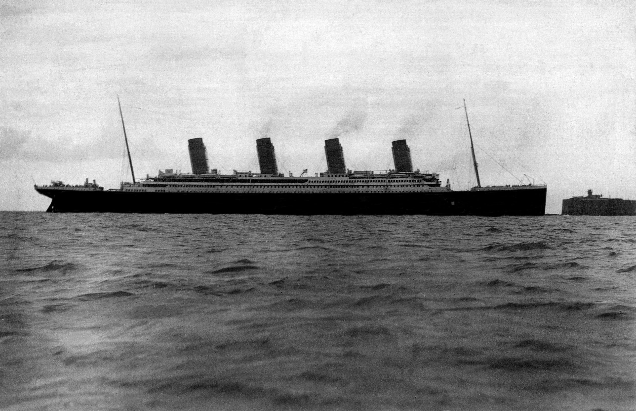 Titanic-Cherbourg (Coll. Claude MOLTENI DE VILLERMONT)