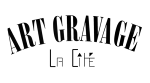 logo cité d'art gravage