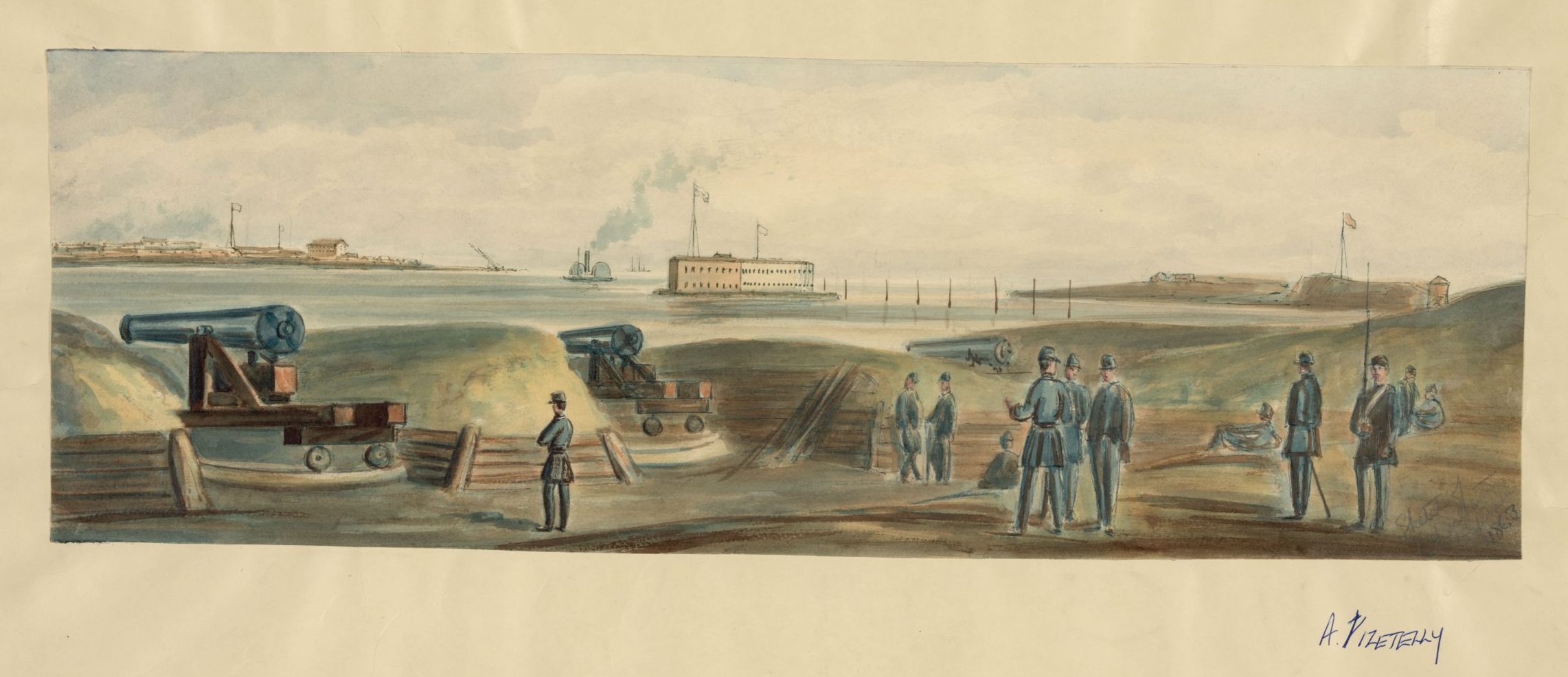 Port de Charleston en Caroline du Sud en 1860 © Library of Congress (3)