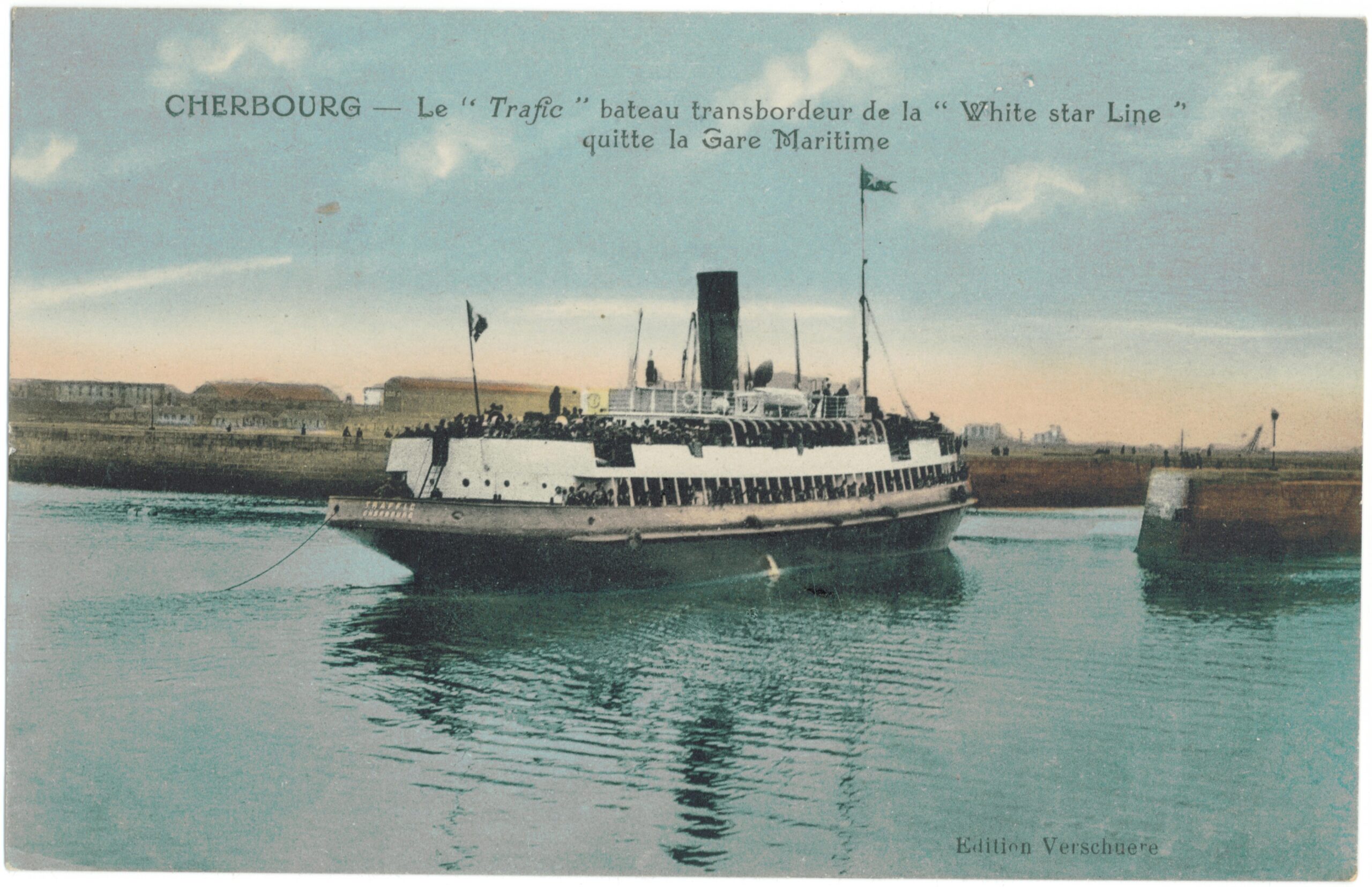 Le Traffic, transbordeur de la White Star Line © Collection Jean Pivain