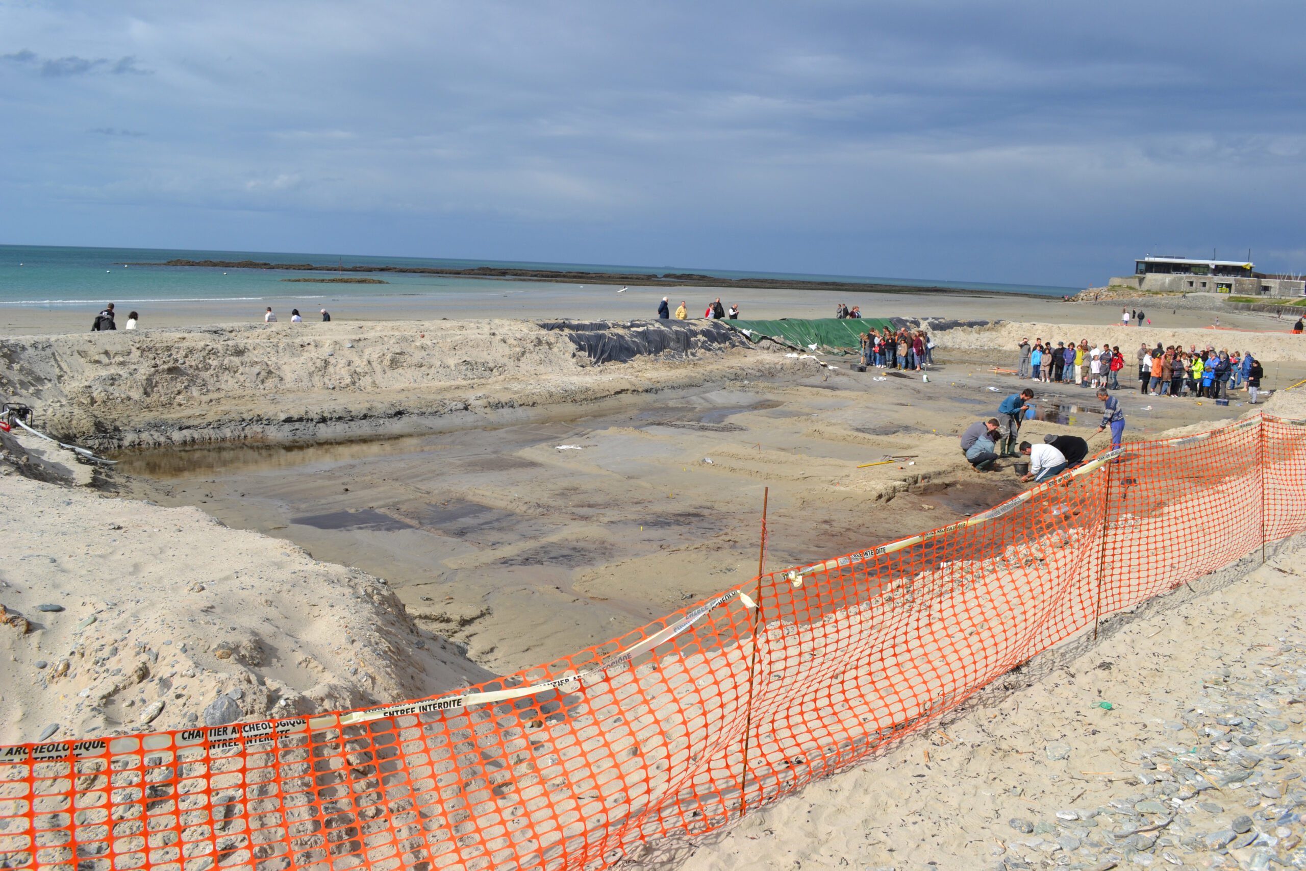 Le chantier de fouilles, 2011 © André Levaufre