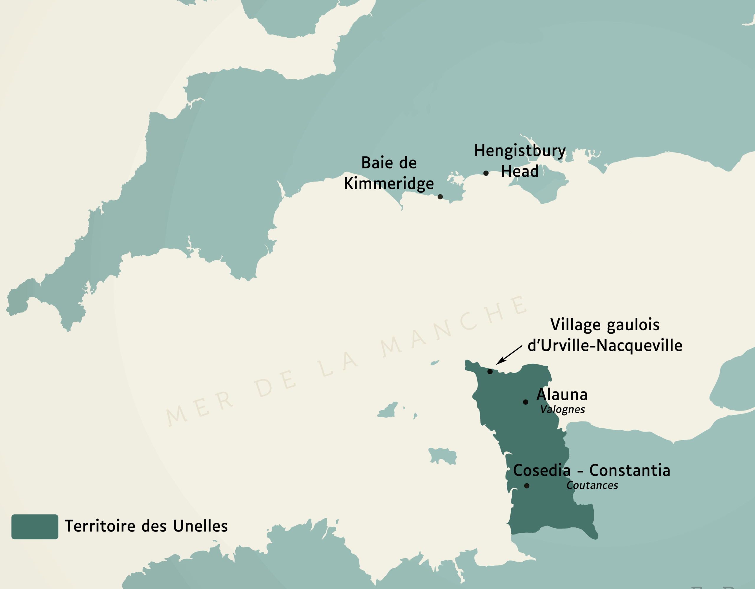 Le territoire des Unelles et le village d’Urville-Nacqueville