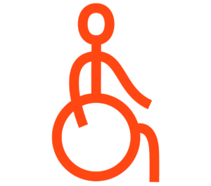 pictogramme personne en situation de handicap moteur
