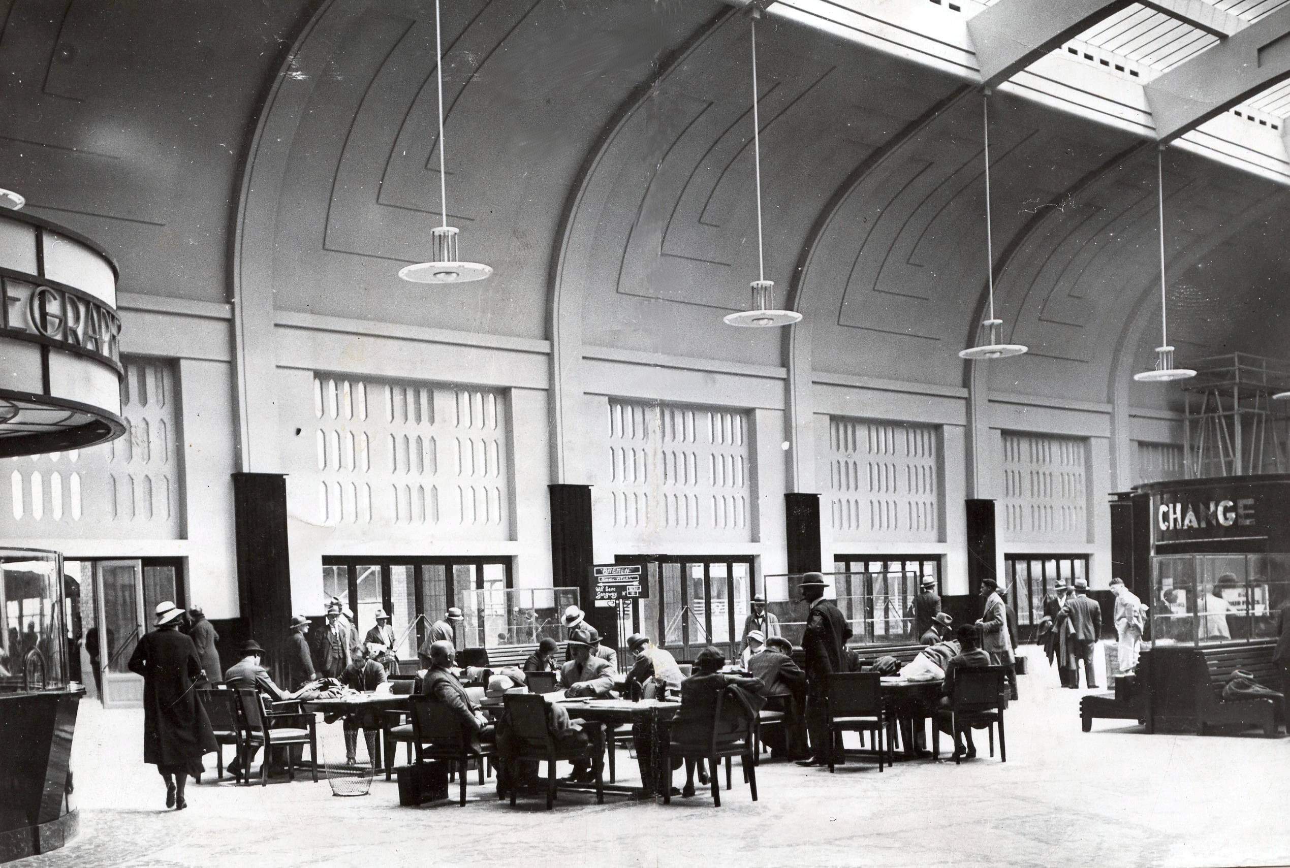 Pavillon central de la Salle des Pas Perdus © Collection CCI Ouest Normandie