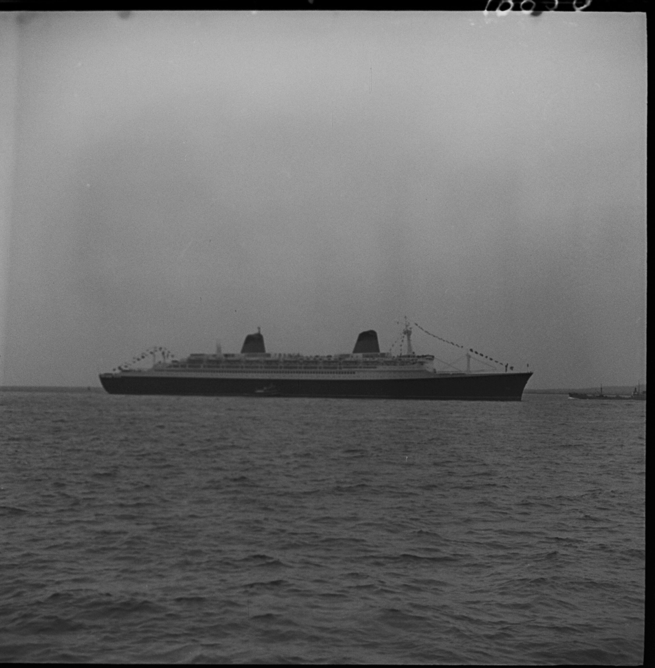 Voyage inaugural du paquebot « France », 08 février 1962 © Courtesy of the Municipal Archives, City of New York