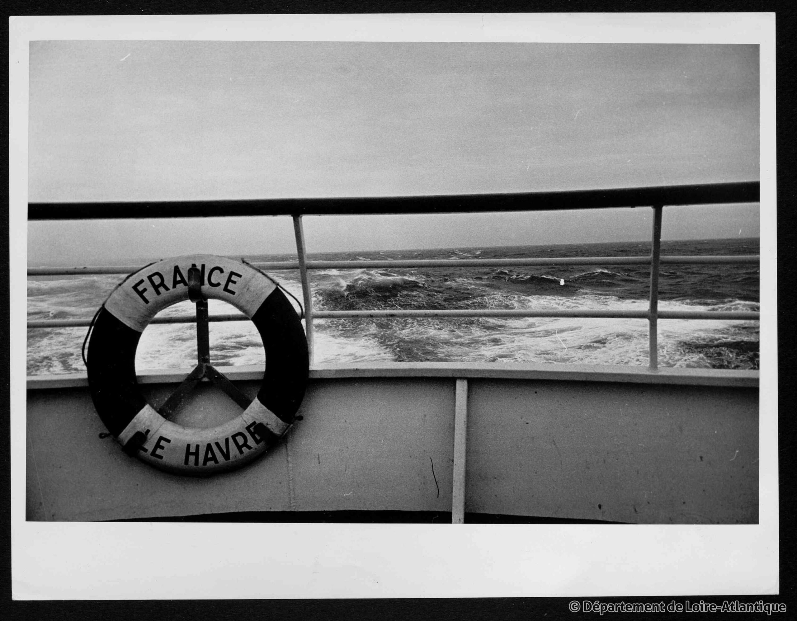 Voyage inaugural du France, 1962 © ADLA 44