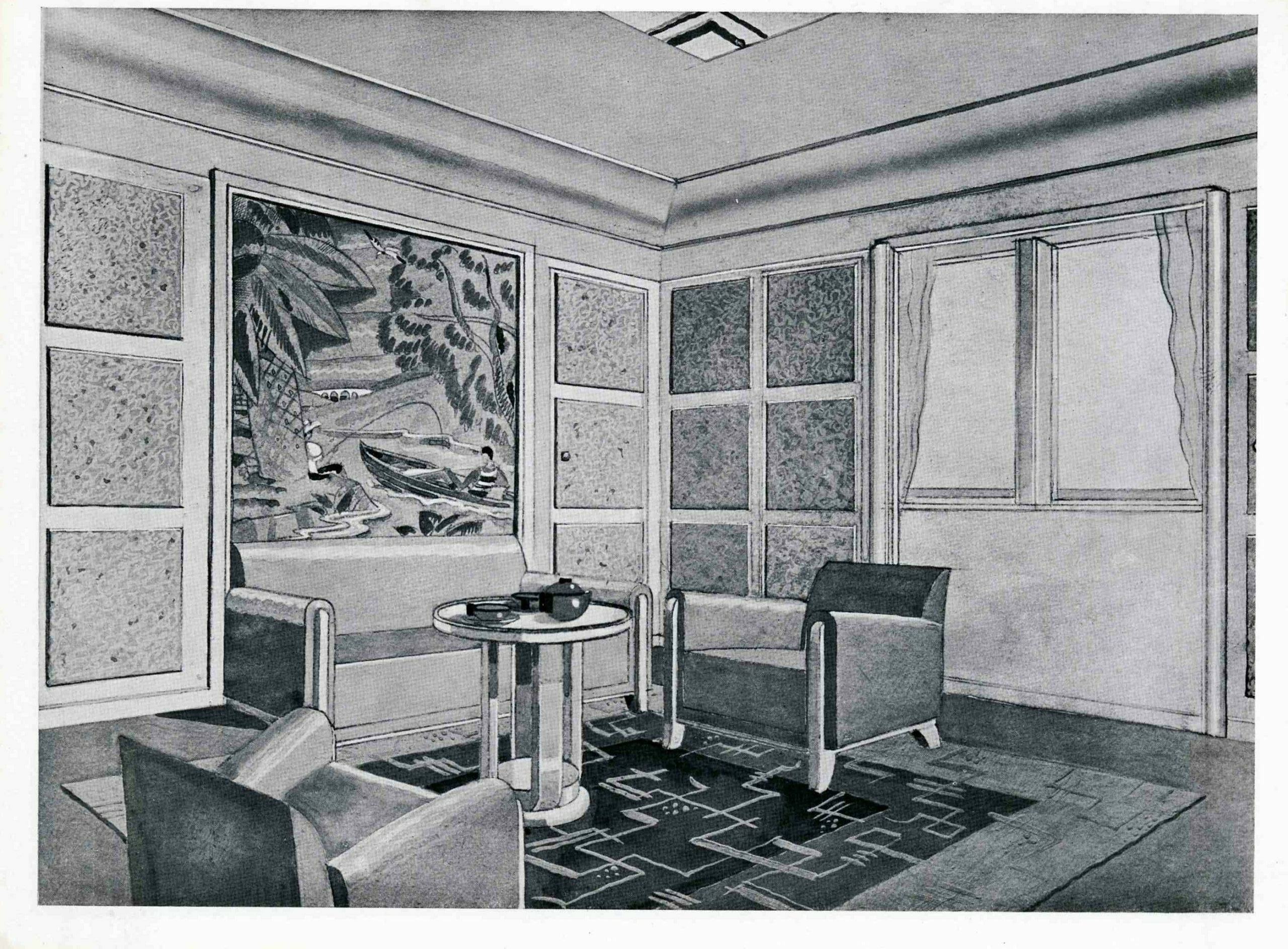Appartement de luxe du « Paris » ©Collection CCI Ouest Normandie