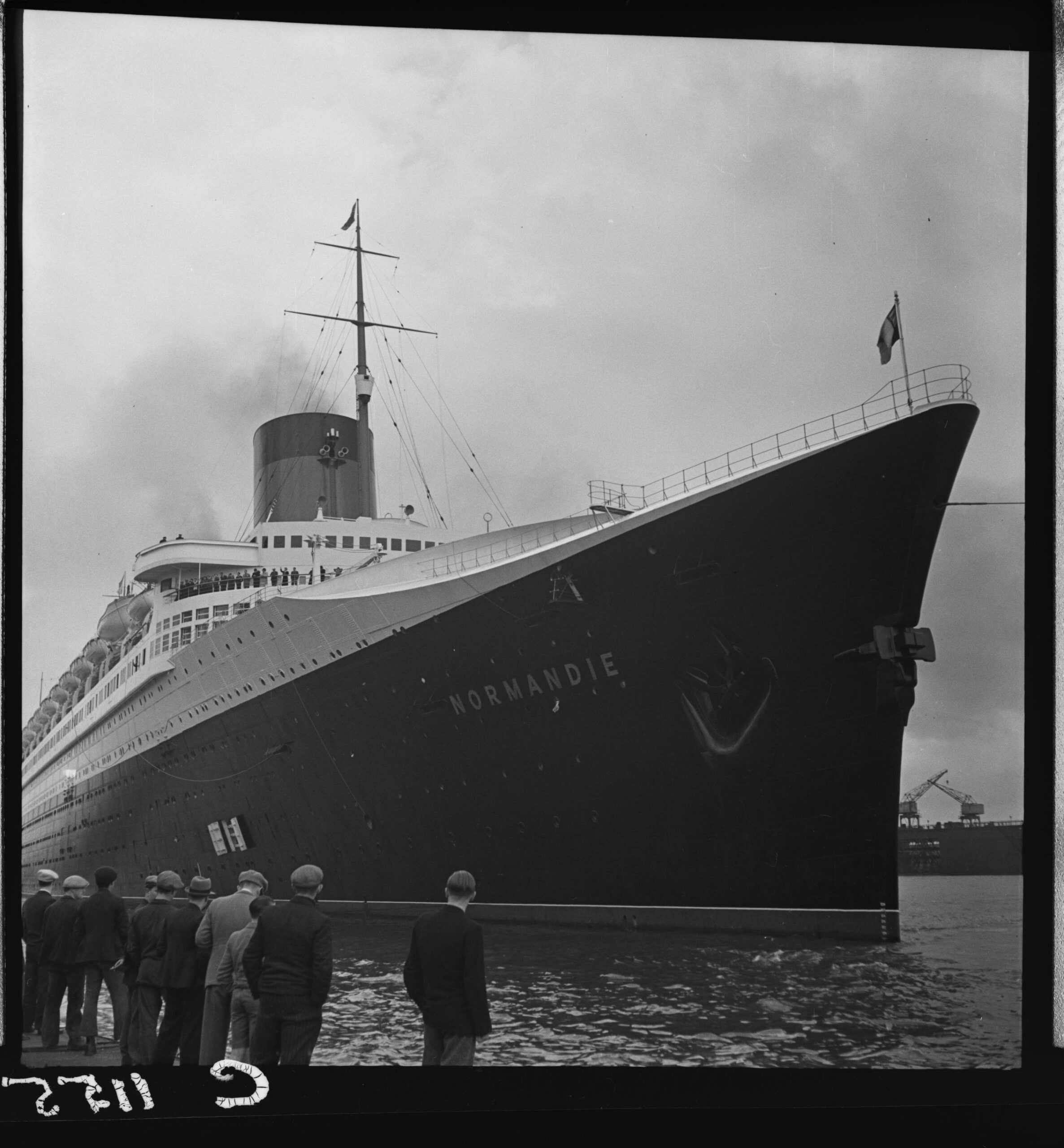 Le paquebot Normandie au Havre © Ville de Paris / BHVP