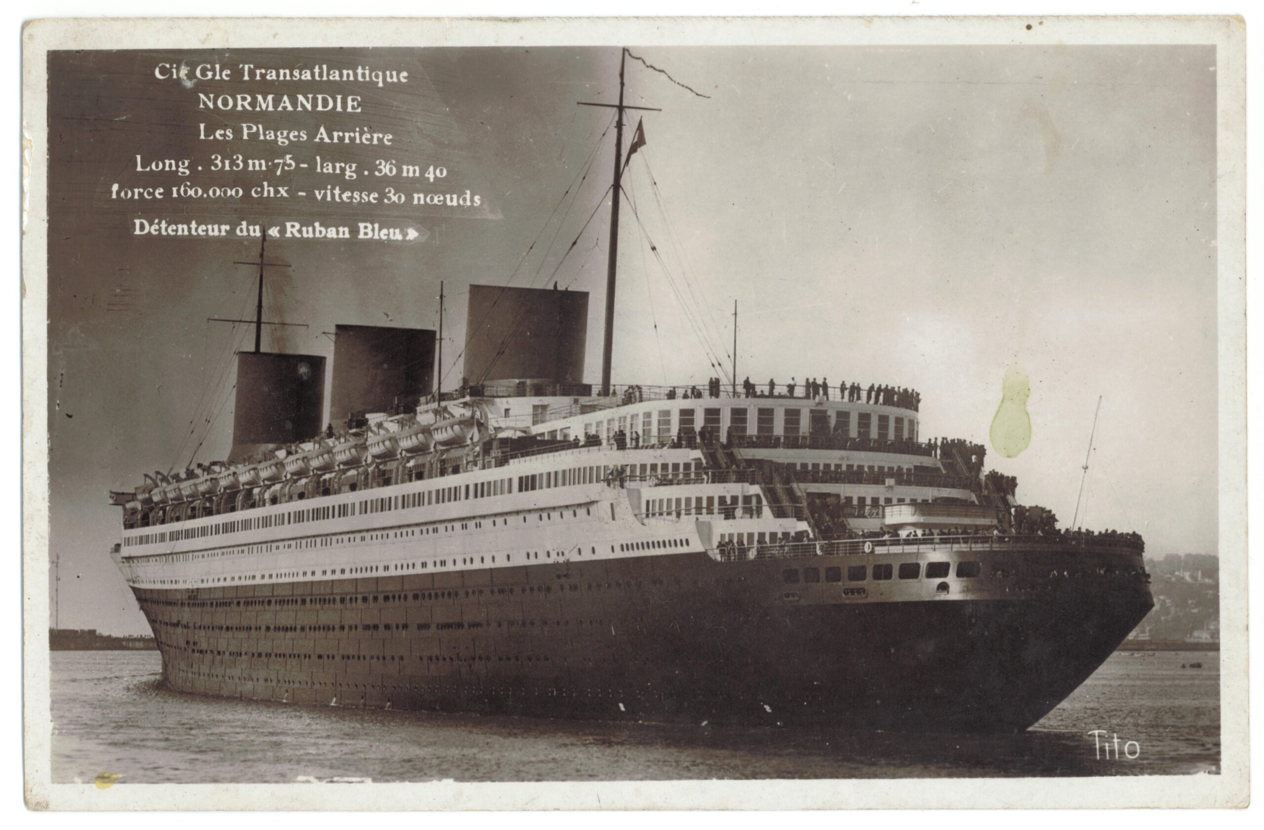 Le Normandie © La Cité de la Mer – Collection J.PIVAIN