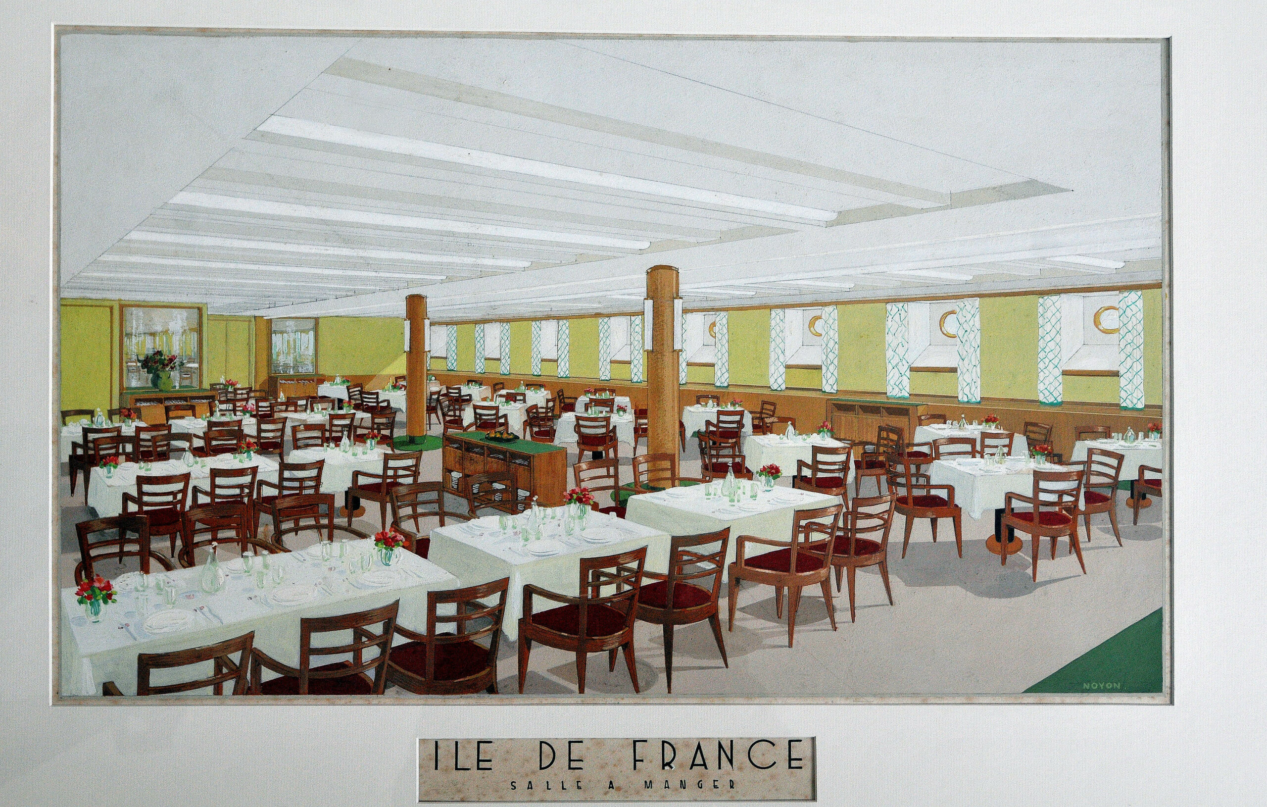 Dessin d&rsquo;étude de la Maison Noyon © Archives Noyon