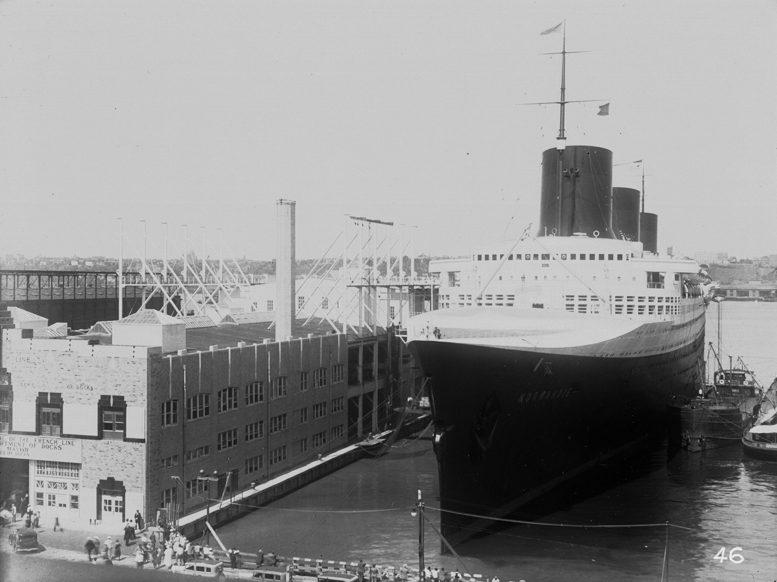 Le Normandie à New York © NYC Municipal Library and Archives