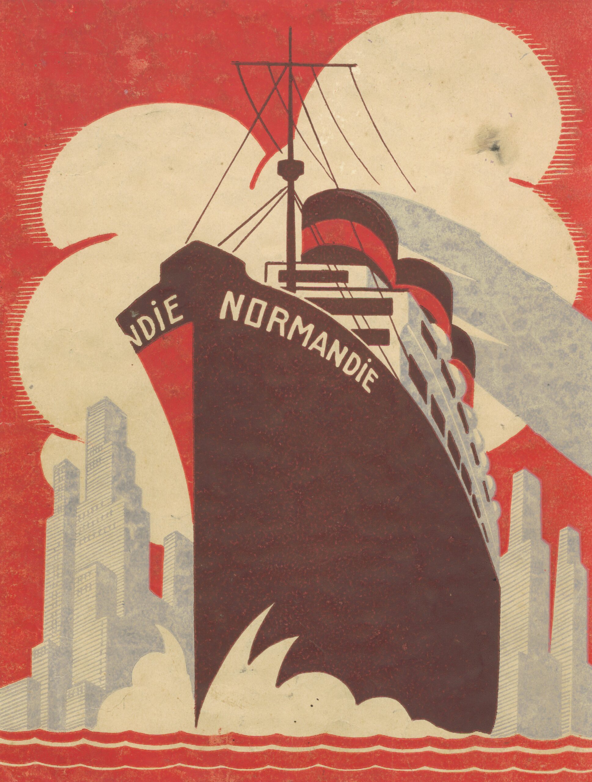 Le Normandie © La Cité de la Mer – Collection E.BARD