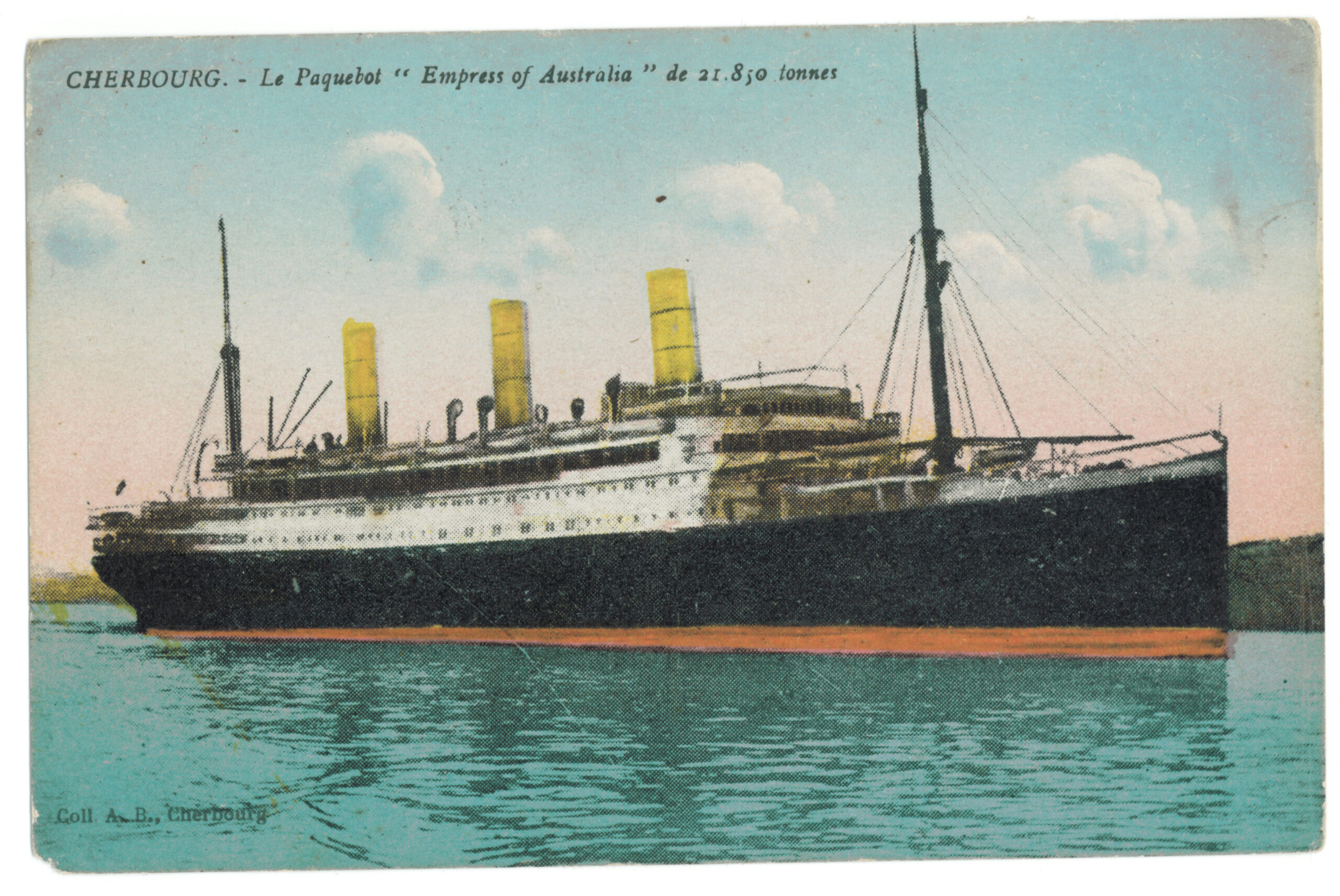 Paquebot Montclare de la Canadian Pacific ©La Cité de la Mer – Collection J.PIVAIN