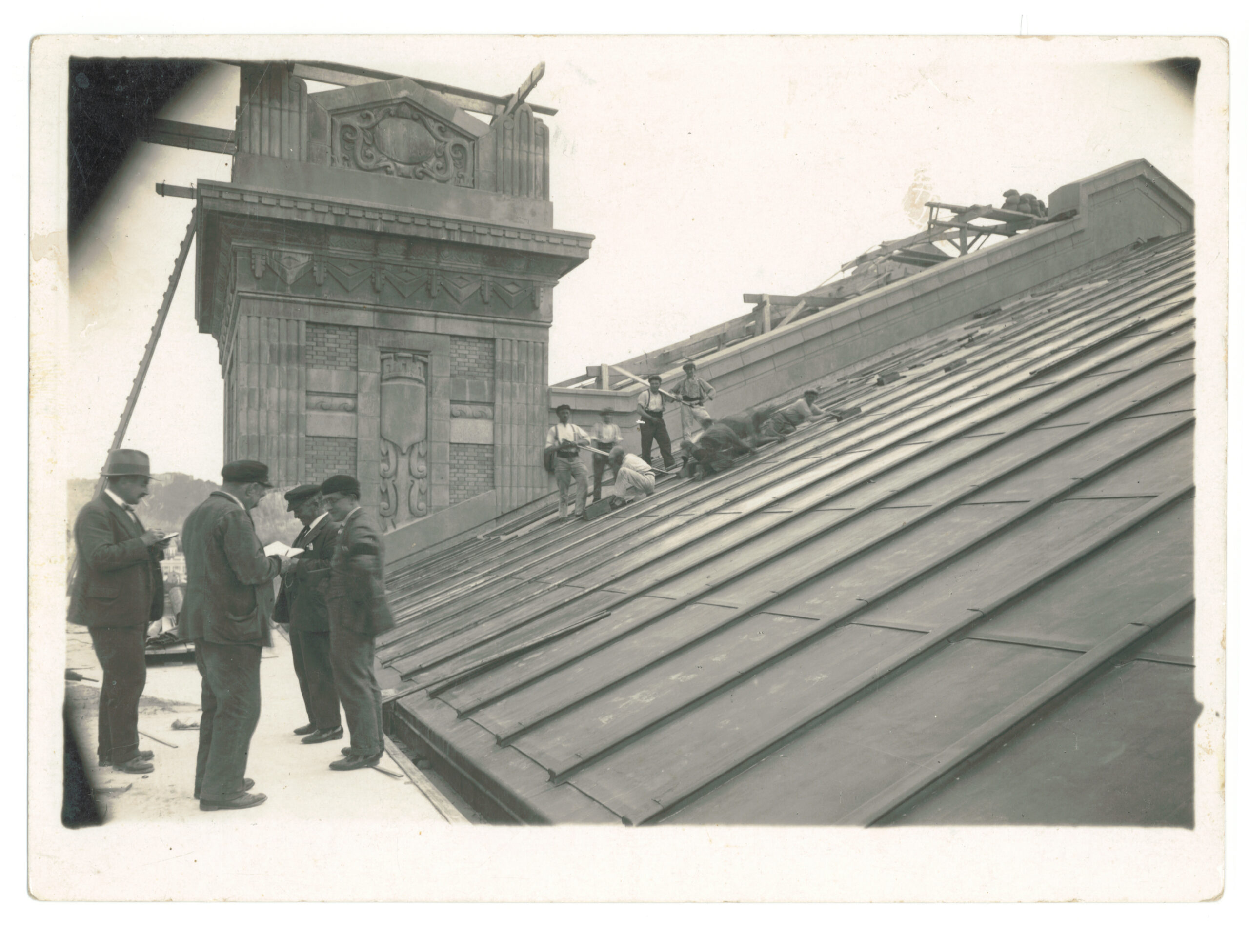 Toiture de la Gare Maritime Transatlantique © Collection CCI Ouest Normandie