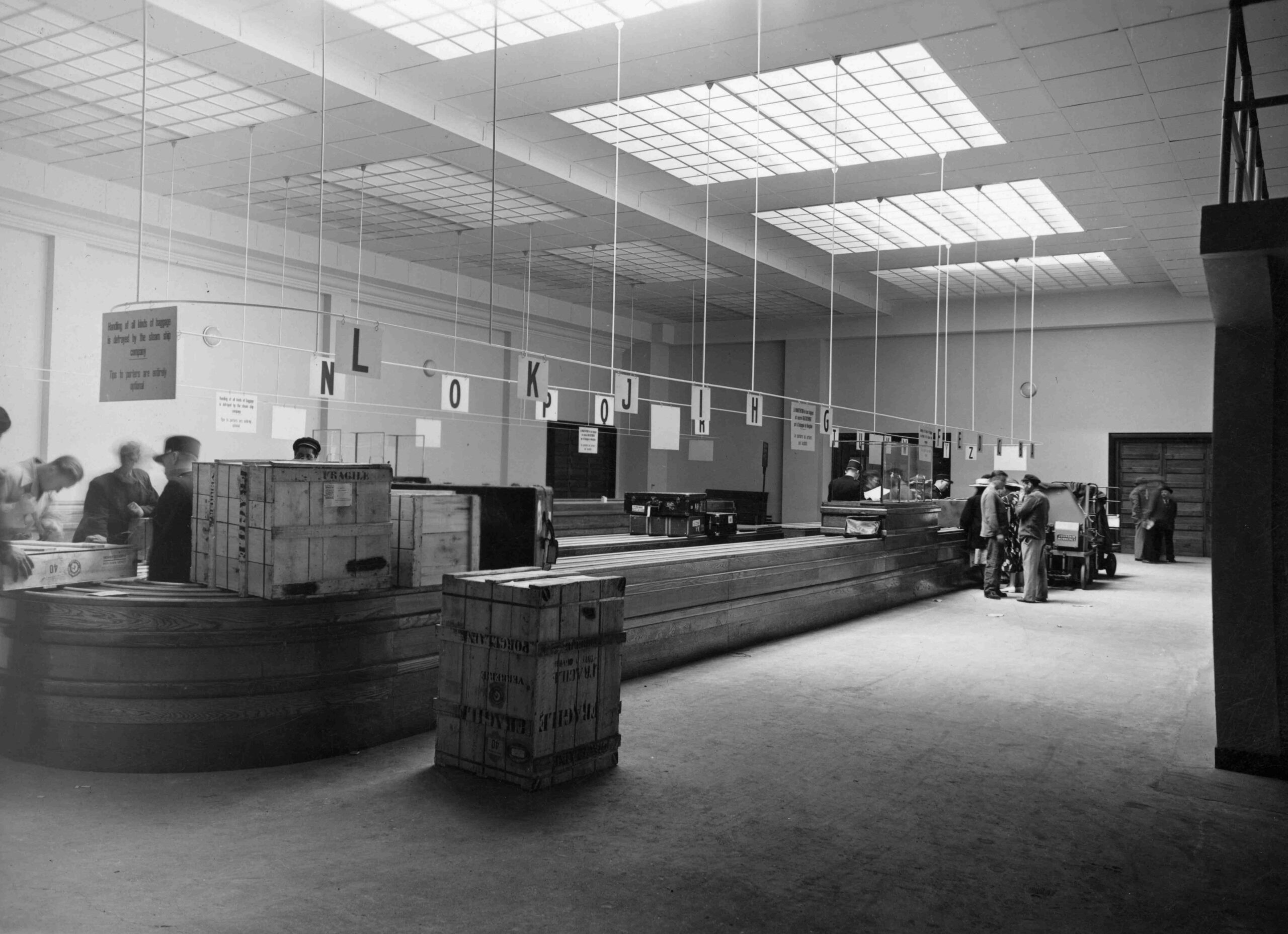 Gare Maritime Transatlantique provisoire 1948-1952 © Collection CCI Ouest Normandie