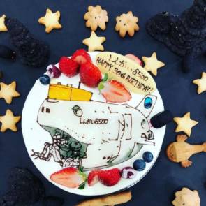 Pour fêter le 30e anniversaire du Shinkai 6500, rien ne vaut un bon gâteau ! © JAMSTEC