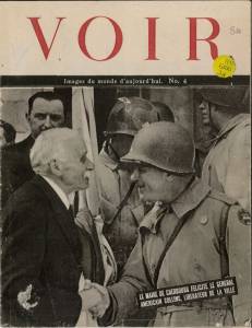 La presse au lendemain de la libération de Cherbourg